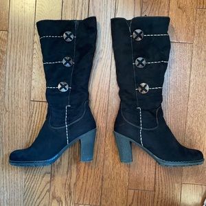 Wild Diva Zip Up Heel Boots